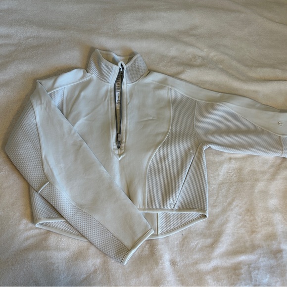 Lululemon mixed fabric half-zip pullover - Picture 2 of 3
